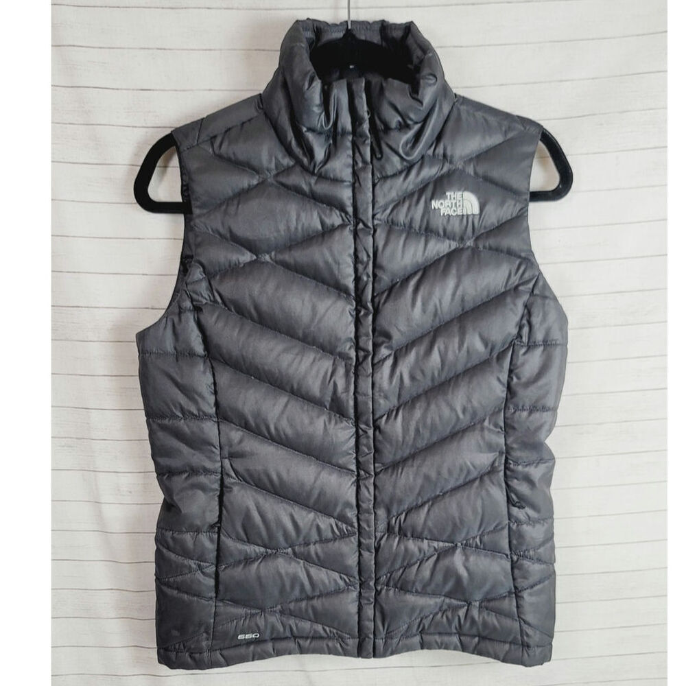 The North Face Vest Aconcagua 550 Puffer Vest in Shimmer Black, sz Small